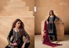 Saanjh By Mumtaz Arts Crush Velvet Embroidered Designer Salwar Suits